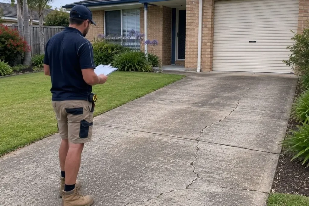 assessment of an old driveway