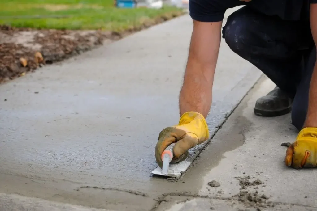 repairing concrete driveway
